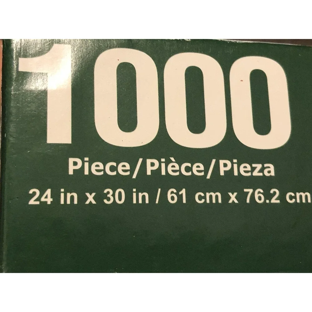 Springbok Puzzle - NEW - Heaven On Earth -  Snow - Town- 1000 pieces - Complete